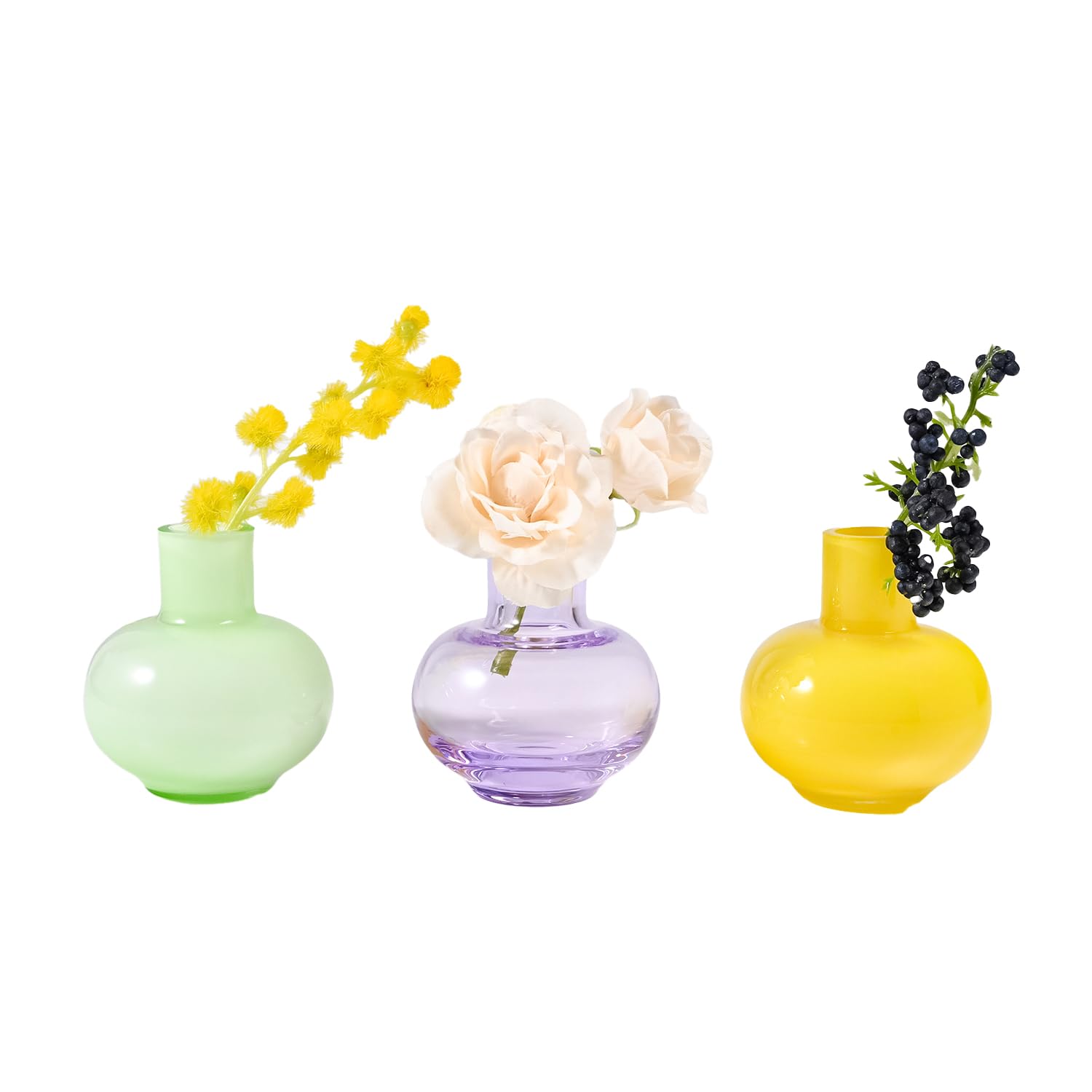 新品未使用✨marimekko マリメッコ　Mini ベース 3個セット Amazon.co.jp: マリメッコ marimekko ベース ミニ 花瓶 3個セット